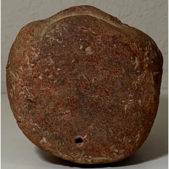 Vintage Mesoamerican Clay Head Mexico Central American Aztec Olmec